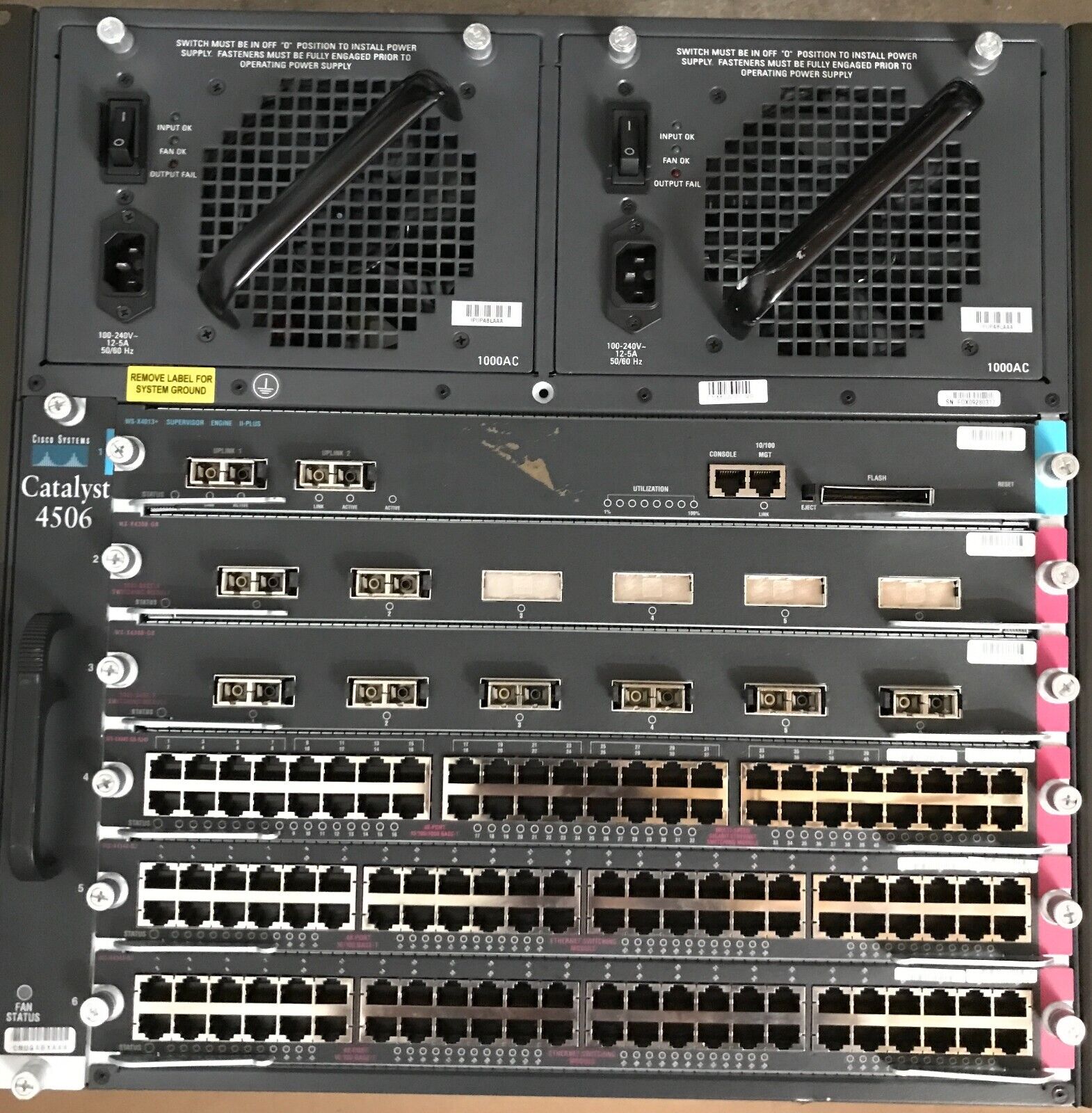 Cisco Switch Bundle WS-C4506