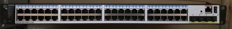 Switch HUAWEI S5720-52X-PW 48Ports PoE+ 1000Mbits 4Ports SFP+