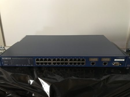 Netgear FSM726S 24 Port 10/100 + 2 GBIC Port Switch Managed Stackable