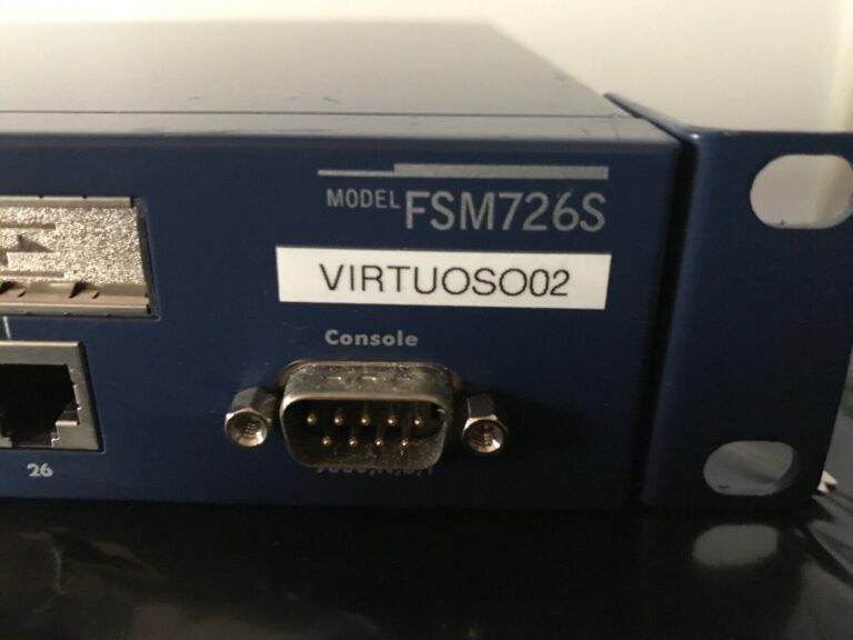 Netgear FSM726S 24 Port 10/100 + 2 GBIC Port Switch Managed Stackable