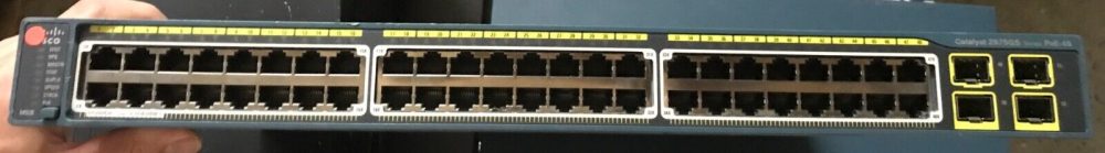 Cisco WS-C2975GS-48PS-L Switch - 48 Anschlüsse - managed - stapelbar PoE