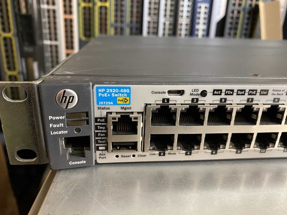 HP Switch 2920-48G-PoE+ 48p Gigabit PoE+ J9729A